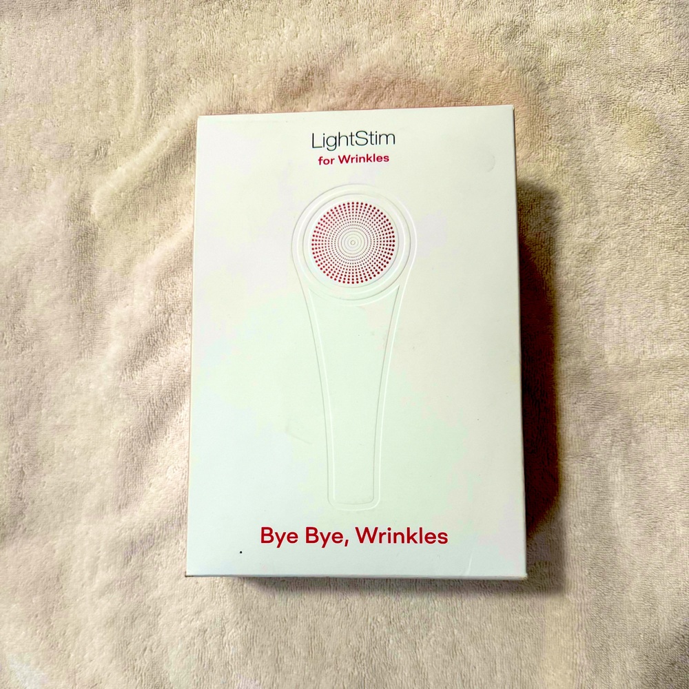 White and Red Skincare Tool for Wrinkles